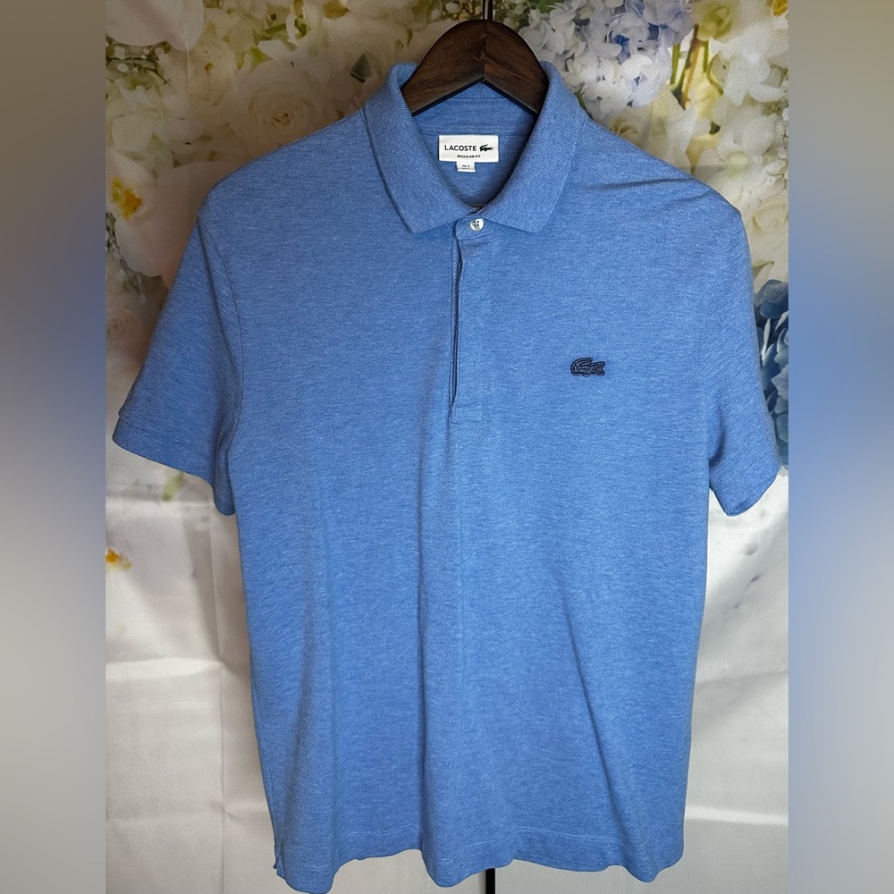 Lacoste Men’s Blue Regular Fit Polo Shirt Classic Style NWOT
